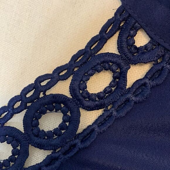 Lulus Dresses Lulus Any Way, Shape, Or Form Navy Blue Lace Halter Dress - Picture 7 of 11